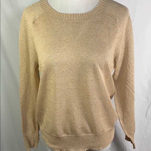 J. Crew Sweaters - 🌴 J. Crew | Metallic Crewneck Lightweight Sweater